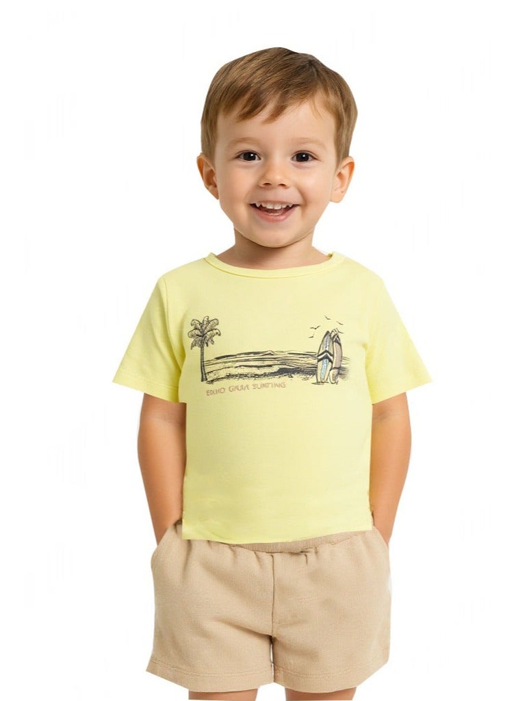 Dirkje Boys Set - Short Sleeve Shirt & Shorts