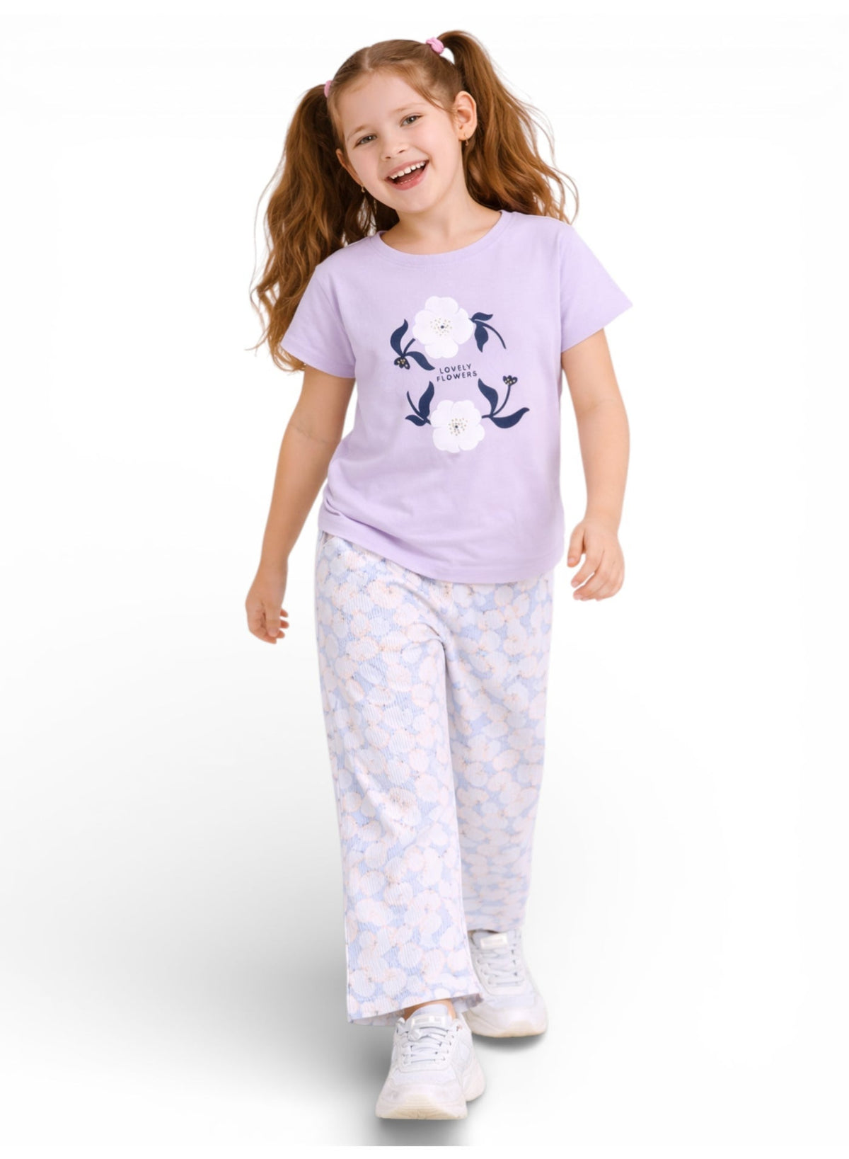 Girls Graphic T Shirt Set