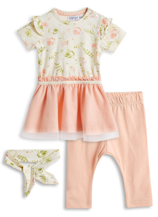 Dirkje 2 pcs babysuit + headband
