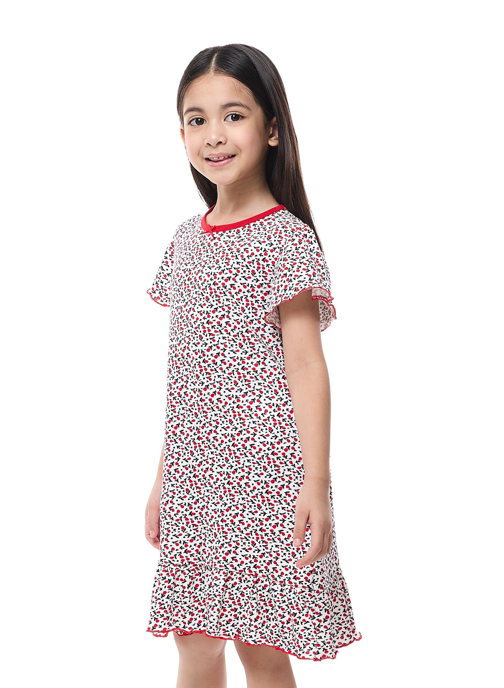Victor And Jane Girls' Pj Dress “ Soft And Cozy Sleep Dress For Kids