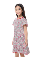Victor And Jane Girls' Pj Dress “ Soft And Cozy Sleep Dress For Kids
