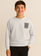 Boys' Off-White Œiconic” Graphic Sweatshirt