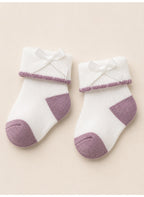 Baby Girls Long Sleeve Bodysuit and Tulle Skirt Leggings Set with Socks and Headband (4-Piece)