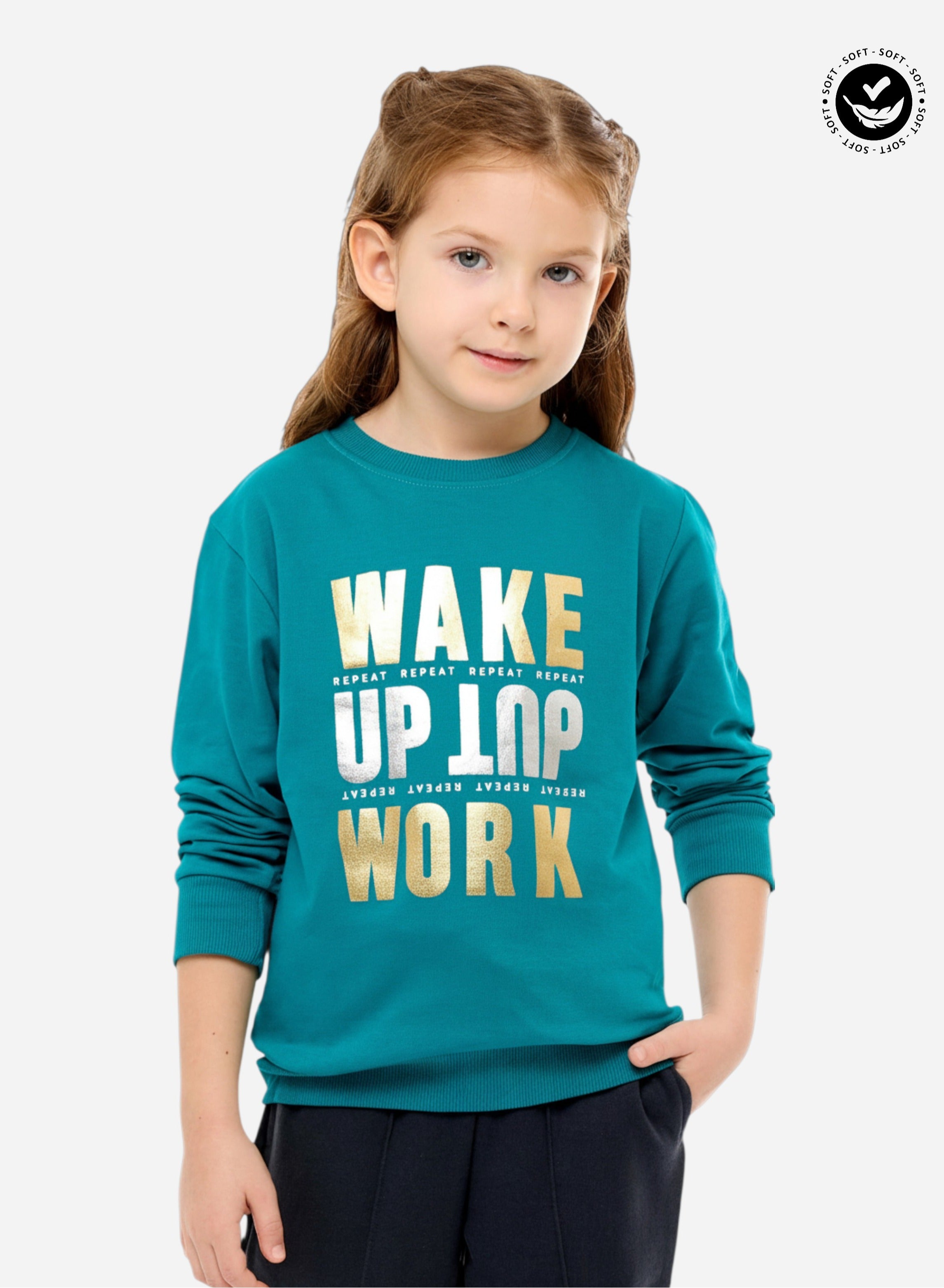 Foil Printed Sweatshirt