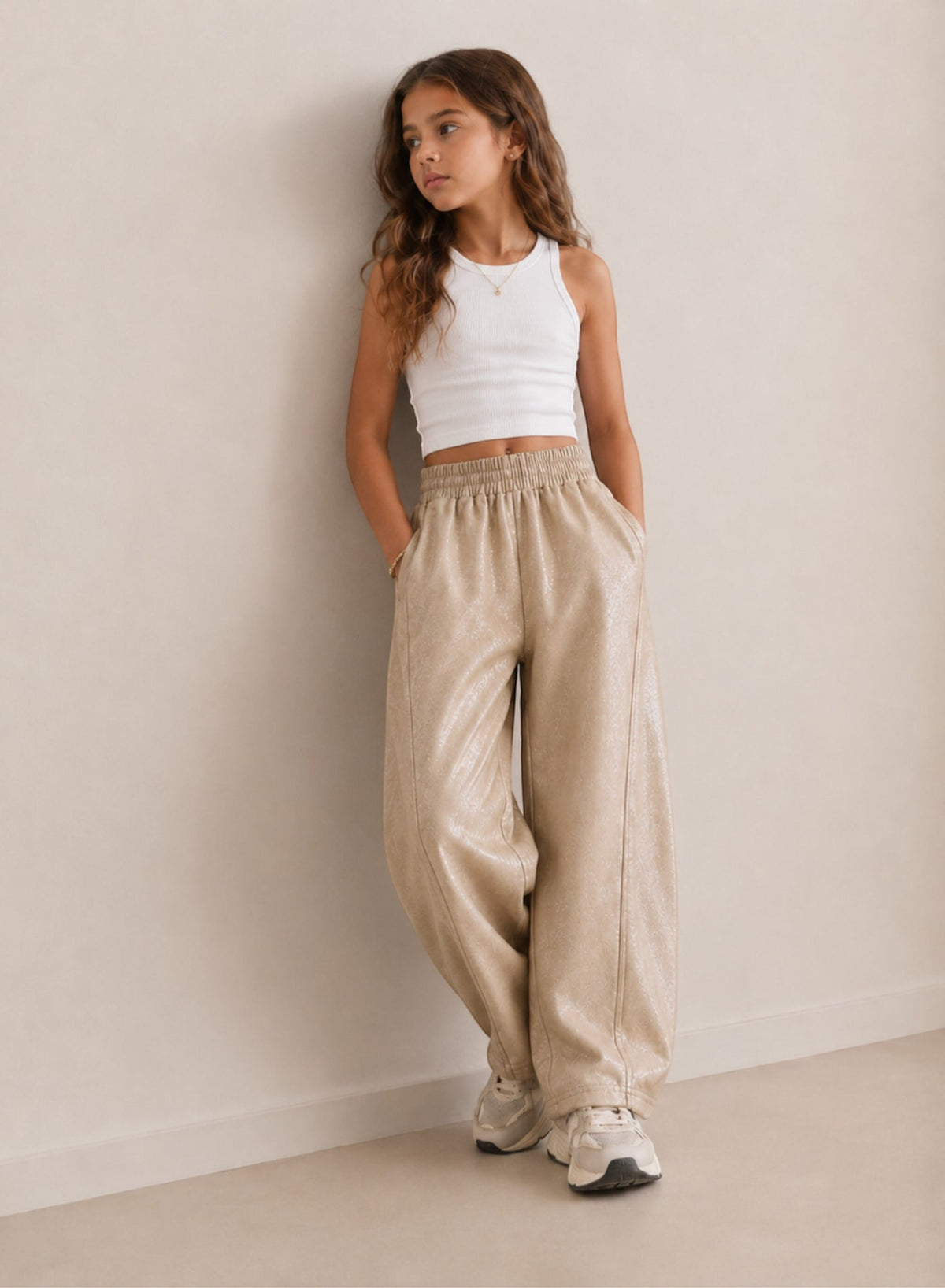 Girls Barrel Pants