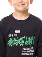Boys' Sweatshirt  (2 - 8Yrs) Black