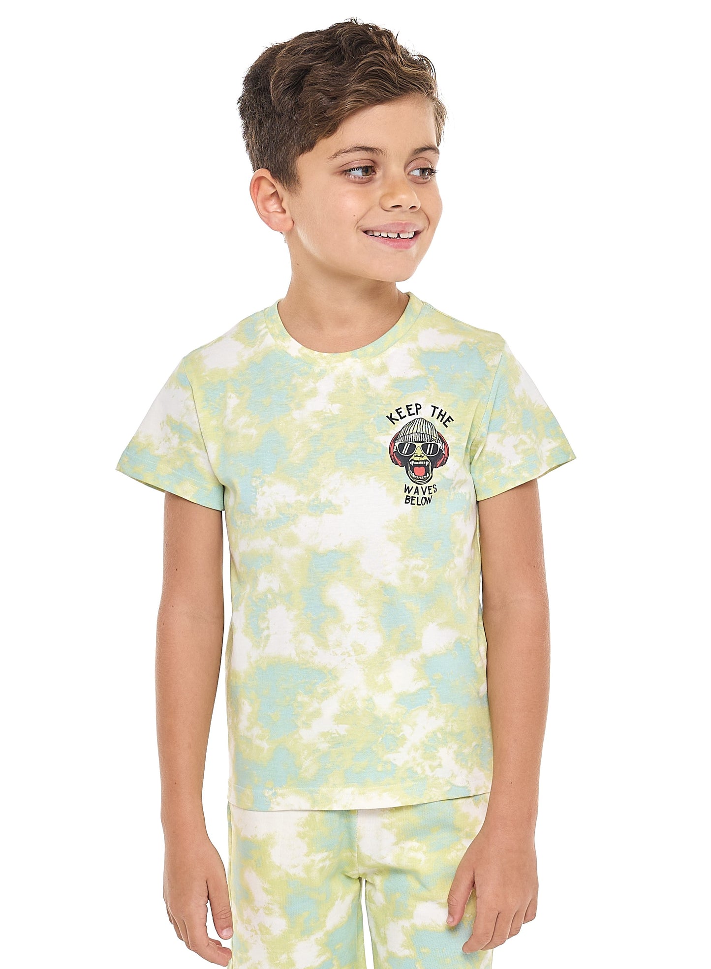 Victor and Jane Boys' 2PC Set – Fearless-Off White & Black