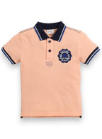 Victor & Jane Junior Boys' Polo T-Shirt “ With Embroidered Label Detail
