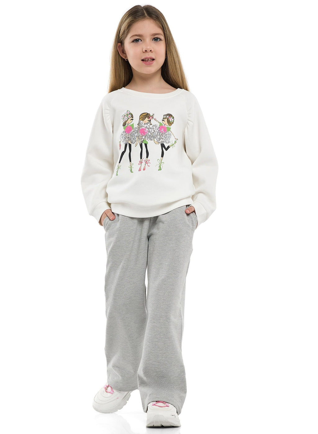 Girls Ballet Friends Fleece Tracksuit “ 2-Piece Set