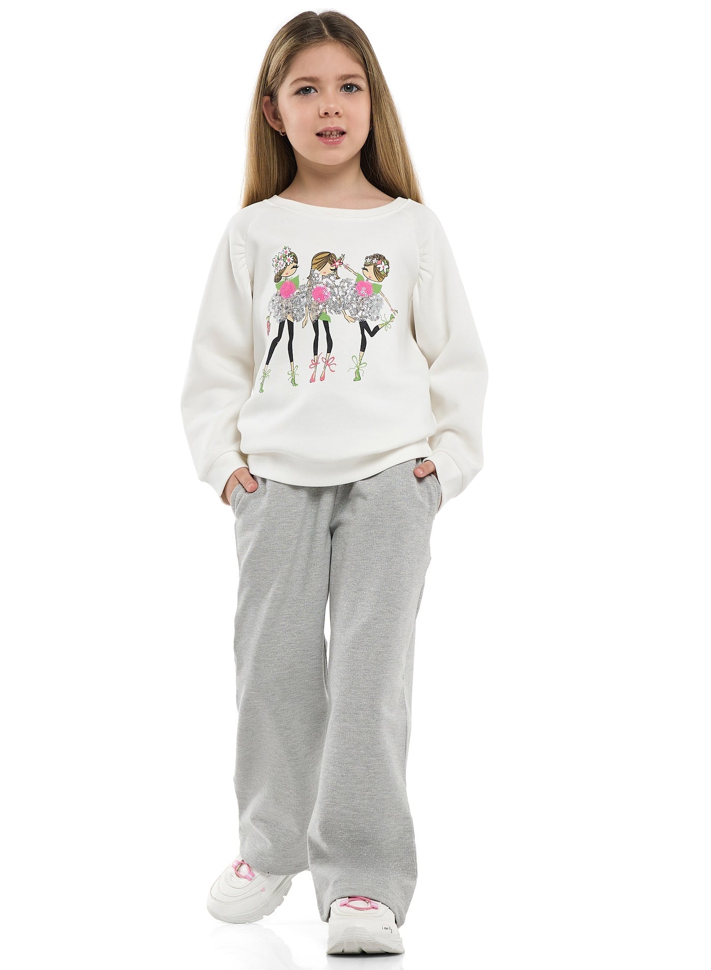 Girls Ballet Friends Fleece Tracksuit “ 2-Piece Set