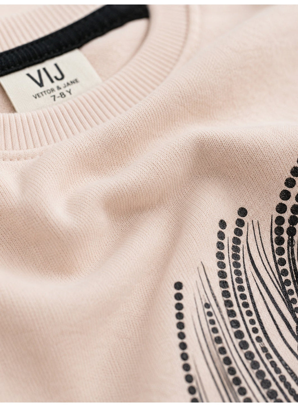 Girls Embelished Pullover Top with Puff Sleeves