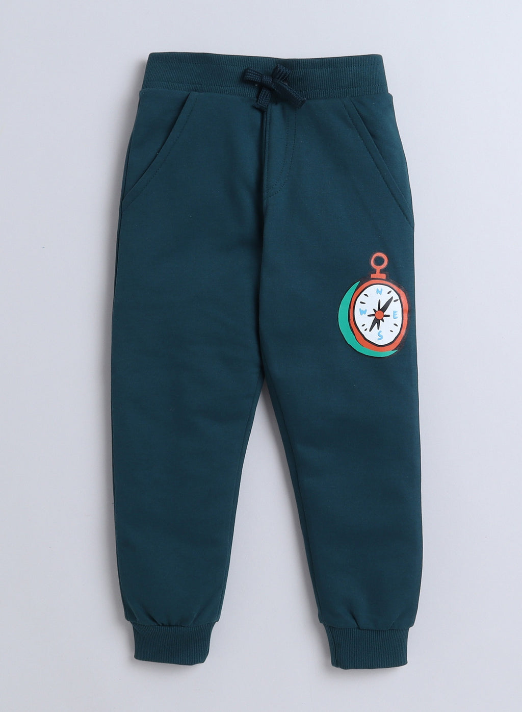 Boys' 3-Piece Set - Stripe Long Tee, Dark Green Fullzipper Hoody Jacket And Dark Green Jogger Sets ,
