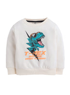 Boys' Off-White "T-Rex Adventure" Graphic Sweatshirt