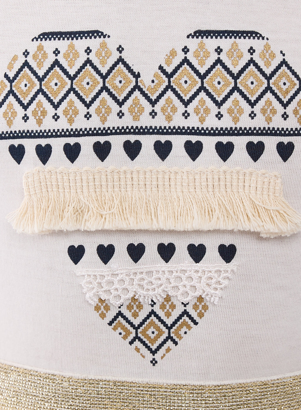 Heart Embellished Dress