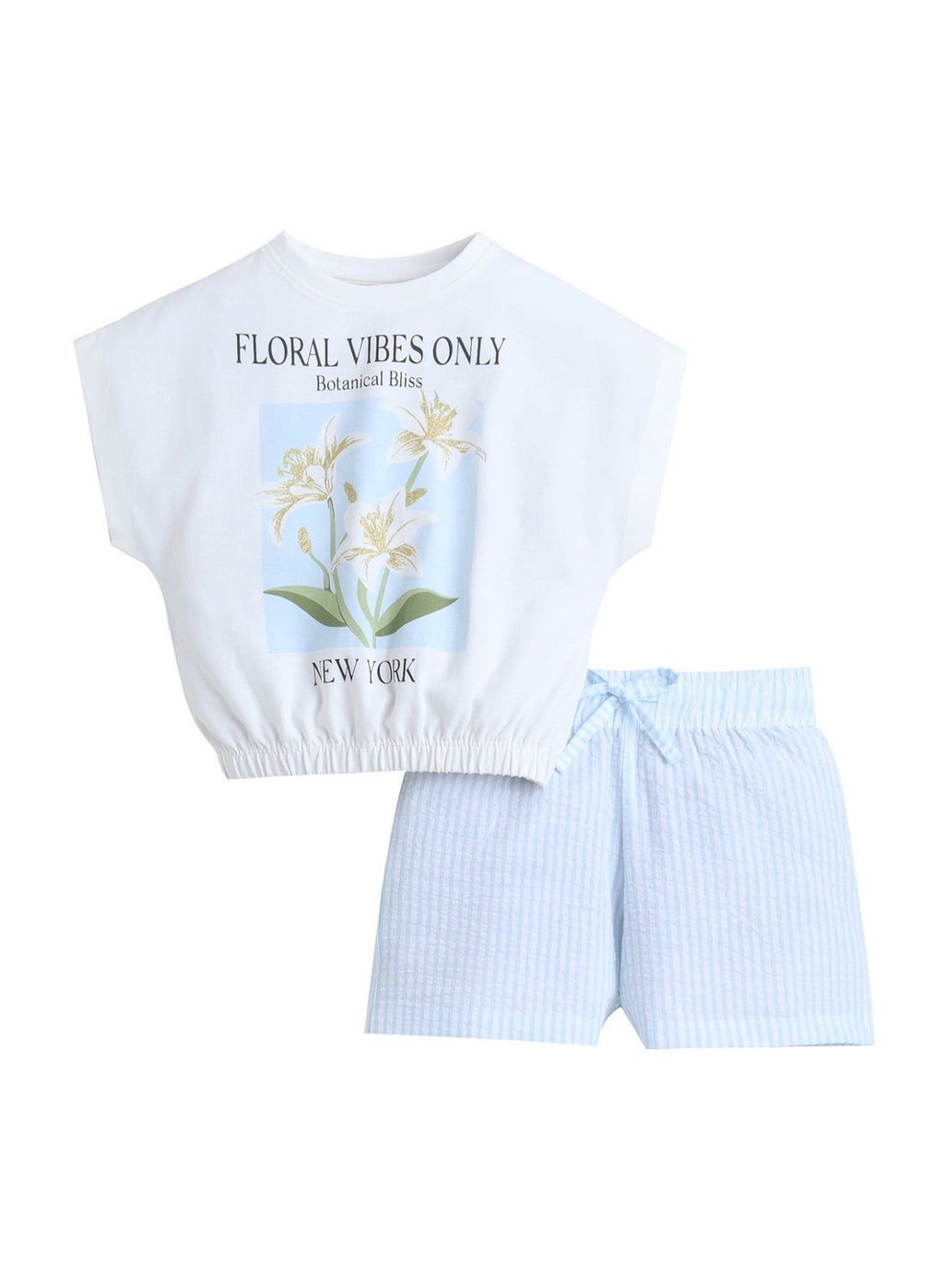 Girls Graphic T Shirt Set