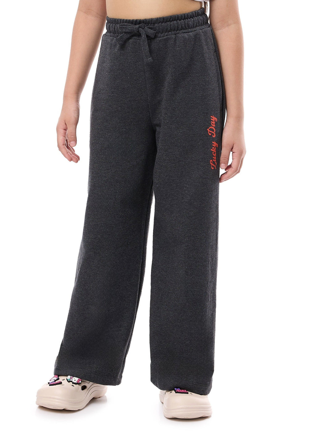 Victor And Jane Girls 2 Pc Set - Embellished Top With Matching Straight Pants