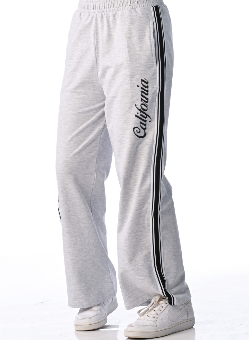 Victor And Jane Girls 2 Pc Set - Embellished Top With Matching Straight Pants With Tape Detail