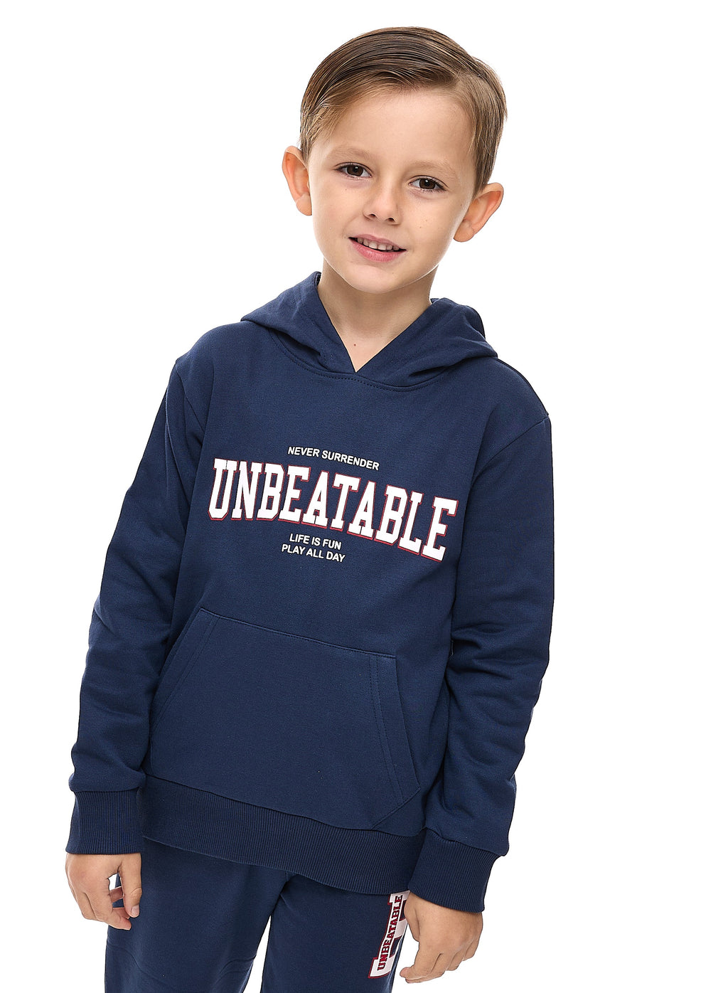 Boys' 2-Piece Hoodie And Jogger Set  (2 -8 Yrs) Navy