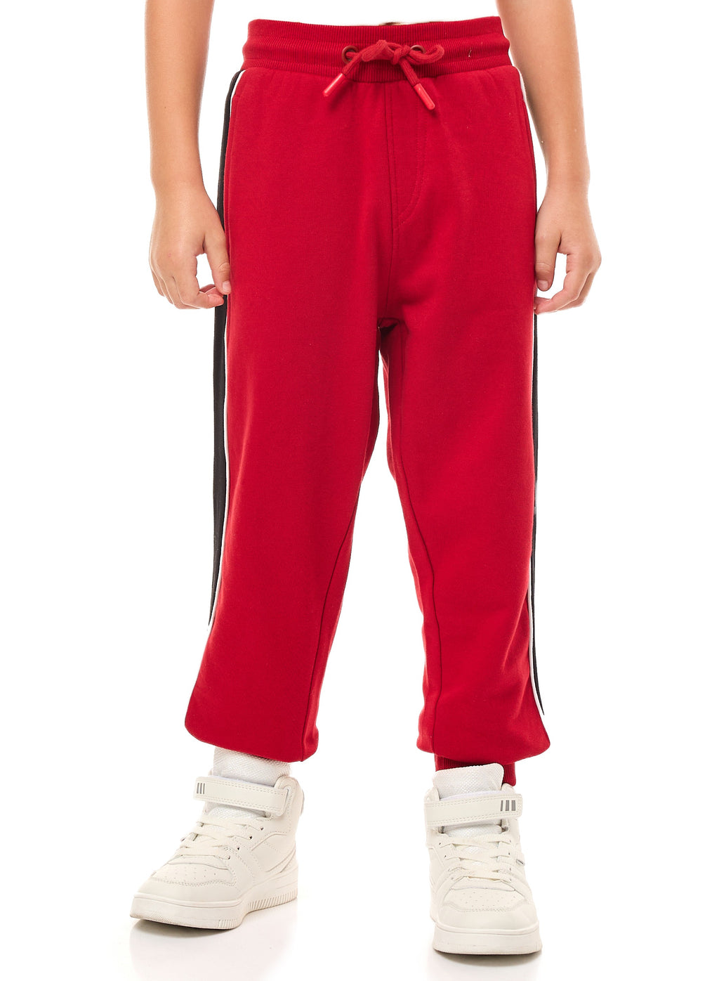 Boys' 2-Piece Sweatshirt And Jogger Set (2 -8 Yrs) -Red V