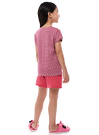 Victor And Jane Girls' Pj Set “ Soft Shorts And Top Sleepwear Set