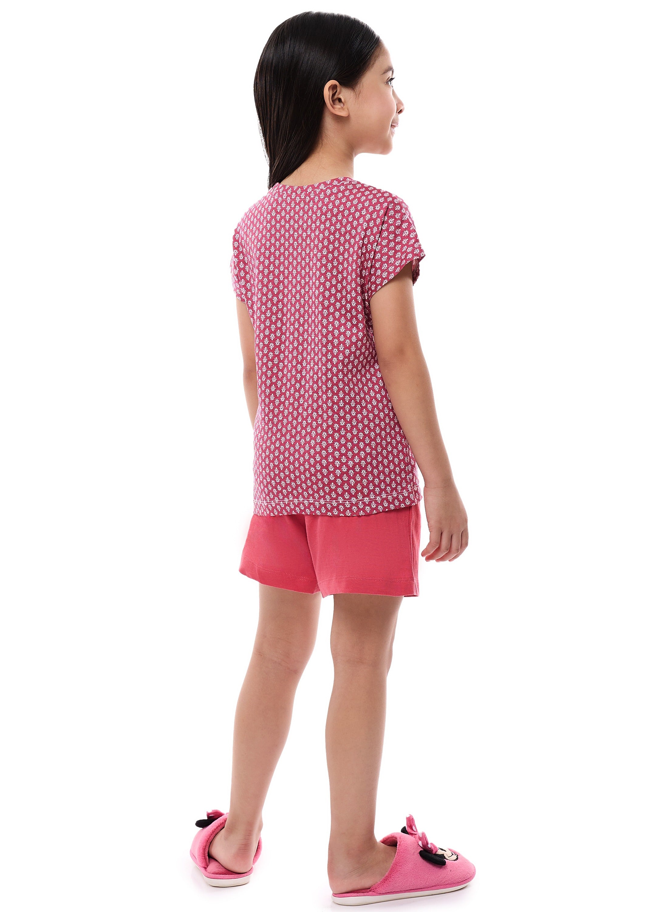 Victor And Jane Girls' Pj Set “ Soft Shorts And Top Sleepwear Set