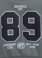 Boys’ Olive Green Œ89 Baseball Club” Sweatshirt