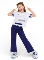 Girls Print T Shirt Set