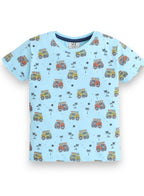 Victor And Jane - All-Over Printed T-Shirt And Shorts Pyjama Set