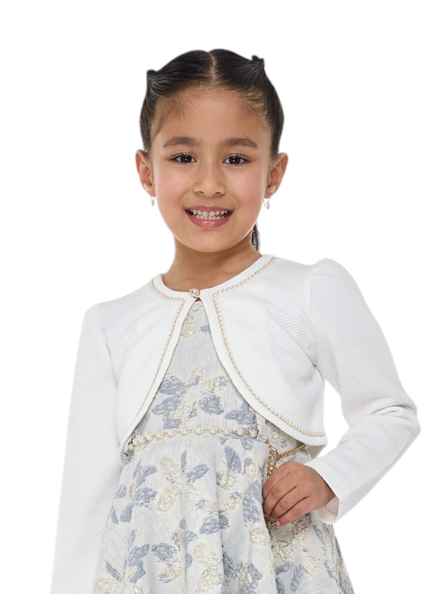 Victor And Jane Girls Cardigans - White