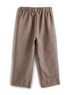 Striped Waistcoat Shirt Pants Set