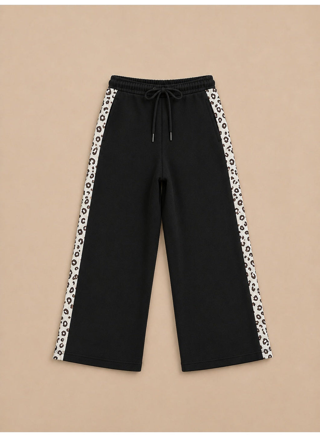 Girls Graphic Sweatshirt and Wide Leg Pants Set
