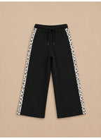 Girls Graphic Sweatshirt and Wide Leg Pants Set
