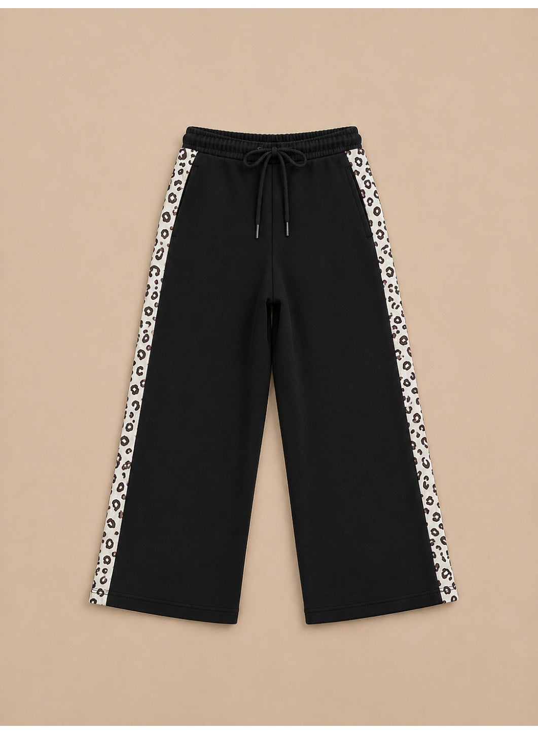 Girls Graphic Sweatshirt and Wide Leg Pants Set