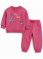 Girls 2-Piece Graphic Sweatshirt & Jogger Pants Set