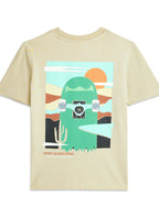 Victor And Jane Boys' T-Shirt “ "Ride The Streets!" - Light Brown