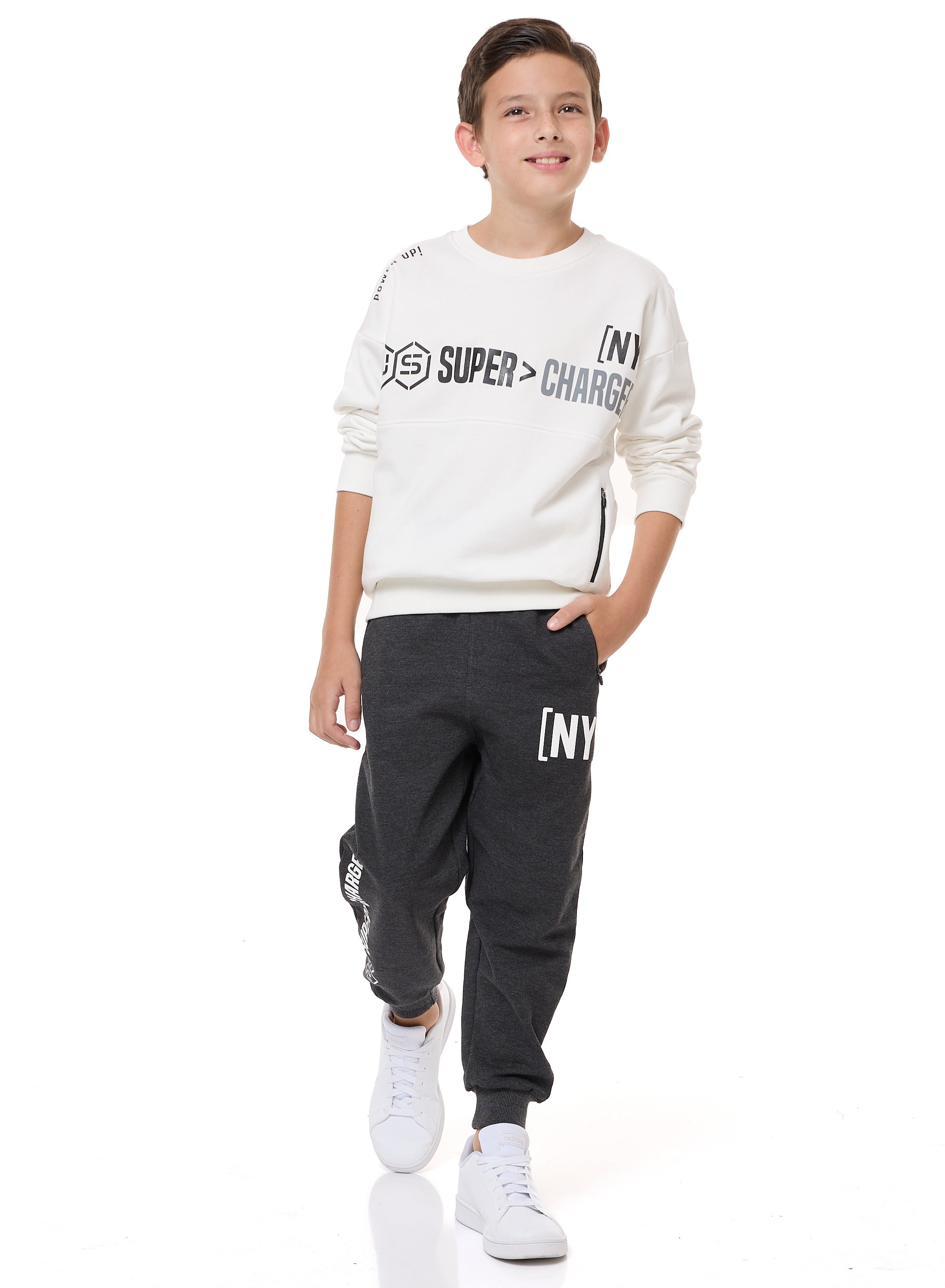 Senior Boys (Youth/Teens) 2 Piece Set T-Shirt & Shorts (8-14 Years)- Black And Green- 100 % Percent Cotton- Victor And Jane