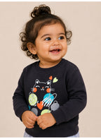 Girls 2-Piece Graphic Sweatshirt & Jogger Pants Set
