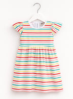 Victor And Jane - All-Over Printed Cap Sleeve - Dress (Pack Of 2)