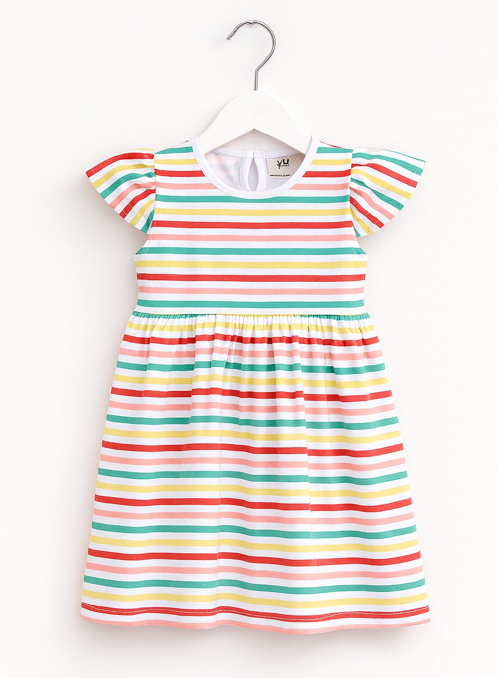 Victor And Jane - All-Over Printed Cap Sleeve - Dress (Pack Of 2)