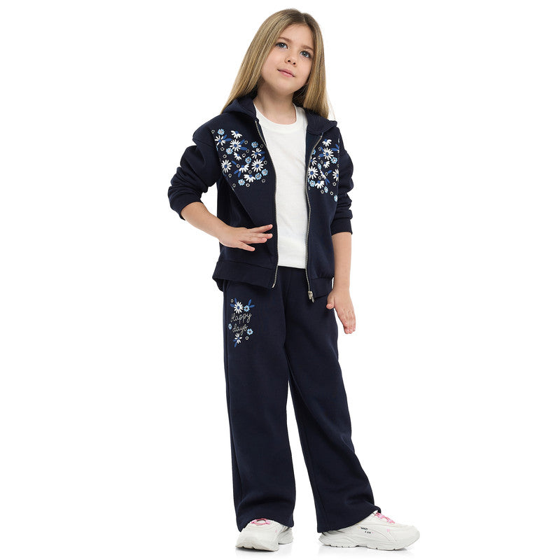 Girls Floral Embroidered Fleece Tracksuit – Navy 2-Piece Set
Ask ChatGPT