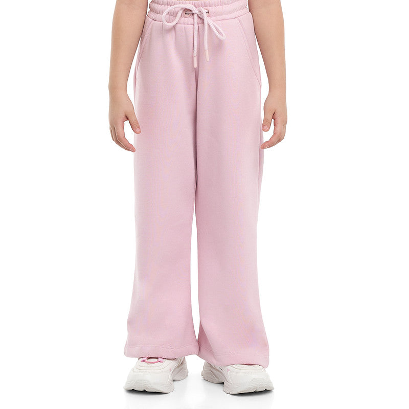Girls CHIC Sequin Fleece Tracksuit – Pink 2-Piece Set