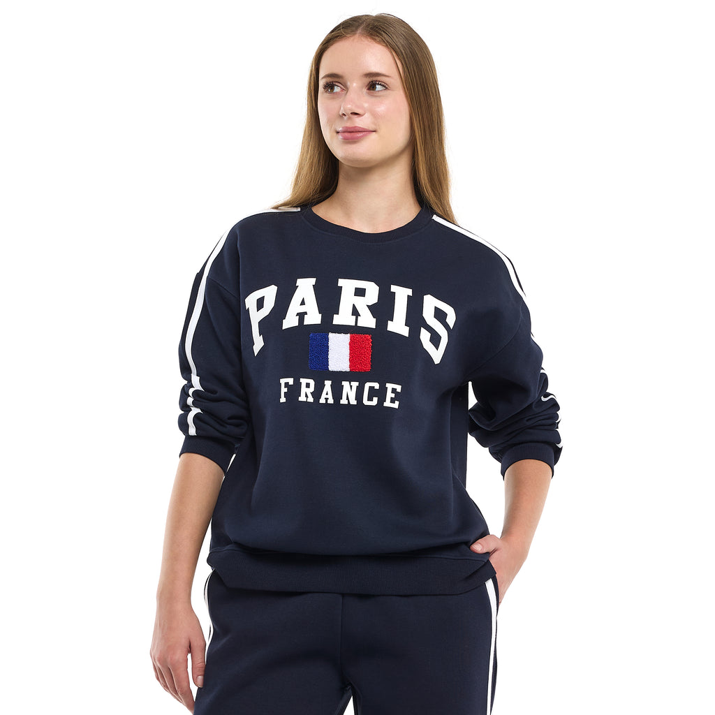 2-Piece Set- Œparis France” Cotton Fleece
