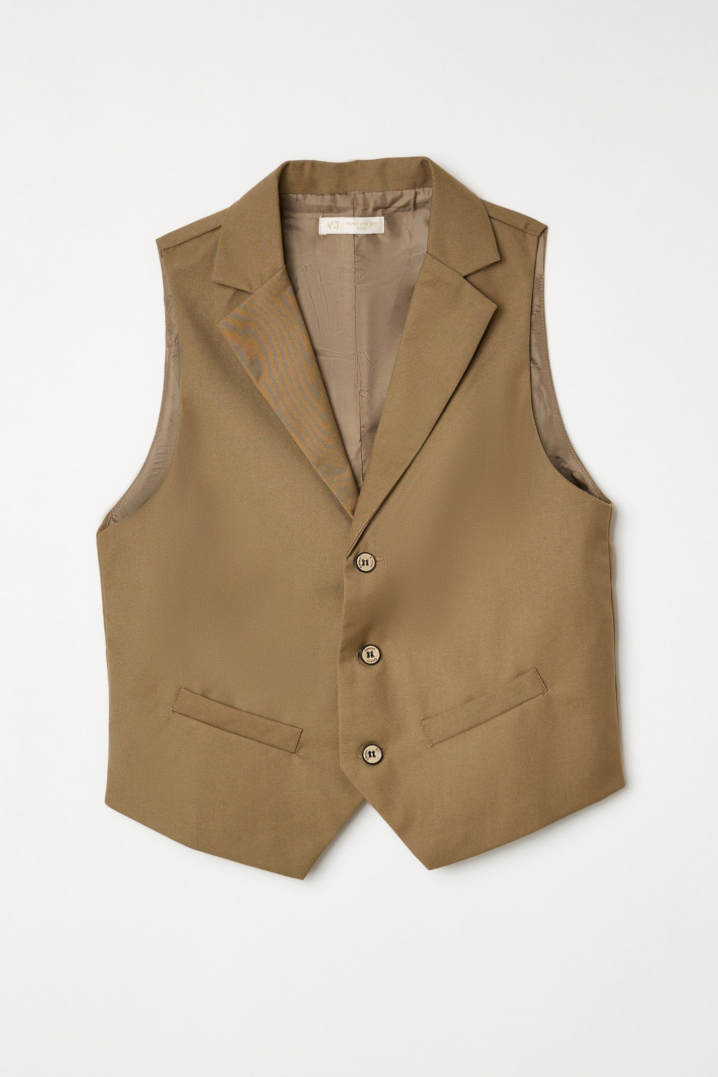 Brown Waistcoat, Shirt, Trousers & Bow Tie Set (3 Years–8 Years)