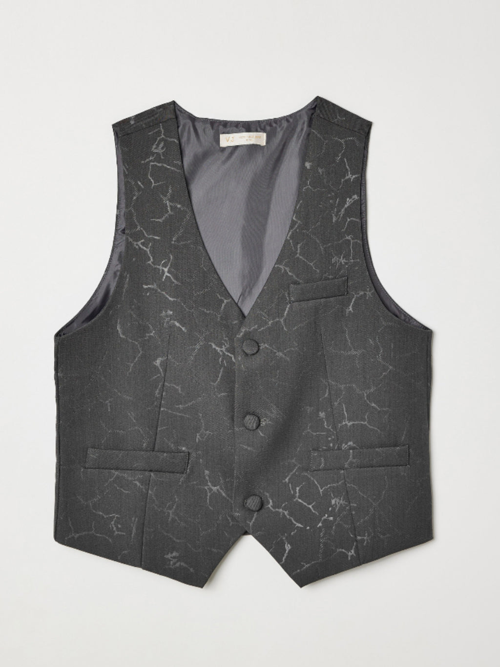 Dark Grey Waistcoat, Shirt, Trousers & Bow Tie Set (3 Years–8 Years)