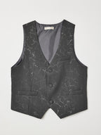 Dark Grey Waistcoat, Shirt, Trousers & Bow Tie Set (3 Years–8 Years)