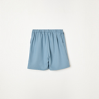 victor and jane boys blue elastic waist shorts with side pockets