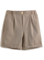 Waistcoat Shirt Shorts Set