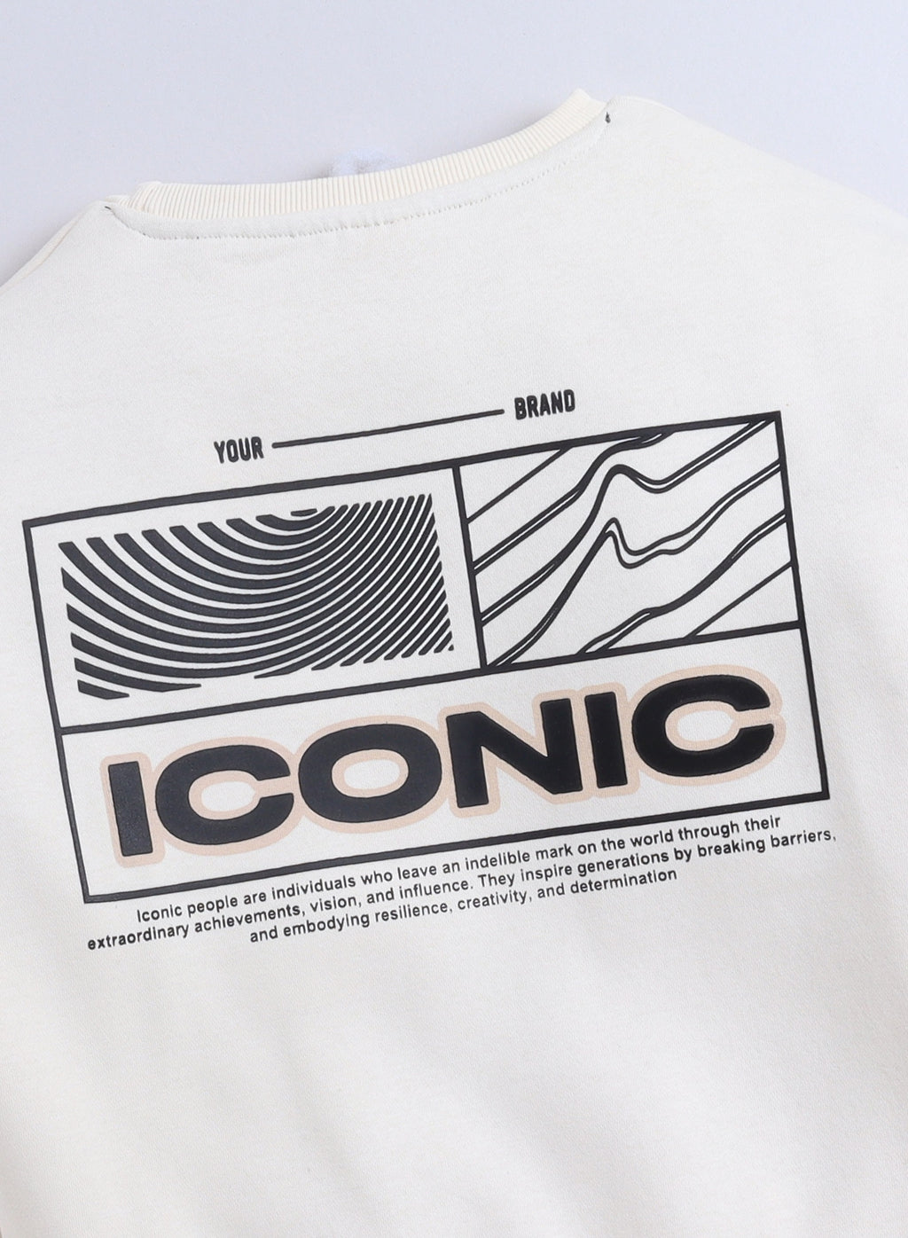 Boys' Off-White Œiconic” Graphic Sweatshirt