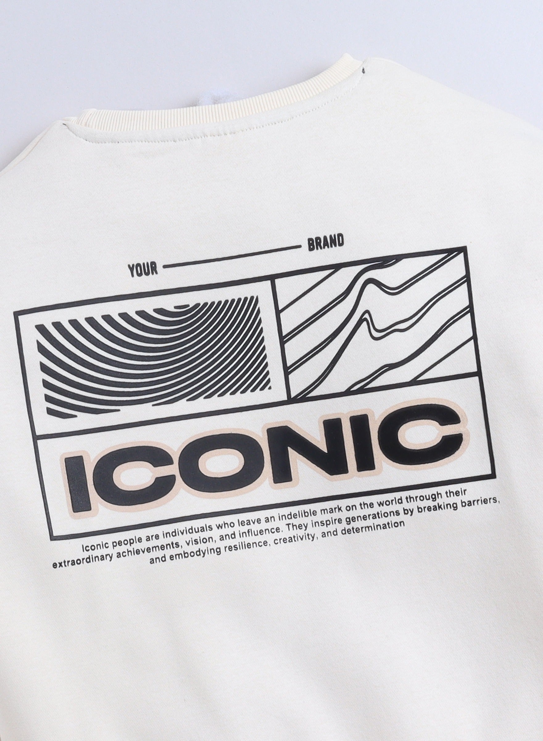 Boys' Off-White Œiconic” Graphic Sweatshirt