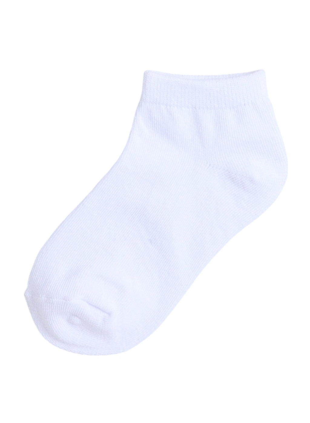 Solid Ankle Length Socks Pack of 3 - White